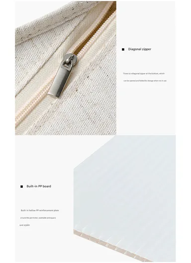 Portable Durable &amp; Sturdy Non woven Fabric Storage Box, Multi-Purpose Storage Organizer Box (L32 x W32 x H10)cm - Beige