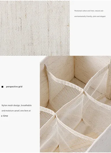 Portable Durable &amp; Sturdy Non woven Fabric Storage Box, Multi-Purpose Storage Organizer Box (L28 x W14 x H10)cm - Beige