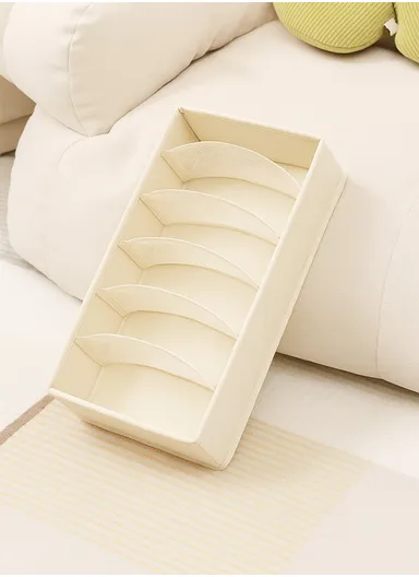 Portable Durable &amp; Sturdy Non woven Fabric Storage Box, Multi-Purpose Storage Organizer Box (L36 x W16 x H10)cm - Beige