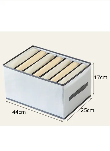 Portable Durable &amp; Sturdy Oxford Fabric Storage Box, Multi-Purpose Storage Organizer Box (L44 × W25 × H17)cm