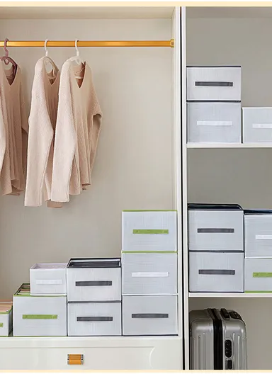 Portable Durable &amp; Sturdy Oxford Fabric Storage Box, Multi-Purpose Storage Organizer Box (L36 × W25 × H20)cm