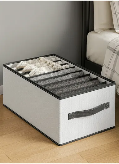 Portable Durable &amp; Sturdy Oxford Fabric Storage Box, Multi-Purpose Storage Organizer Box (L40 × W25 × H20)cm