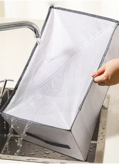 Portable Durable &amp; Sturdy Oxford Fabric Storage Box, Multi-Purpose Storage Organizer Box (L40 × W25 × H20)cm