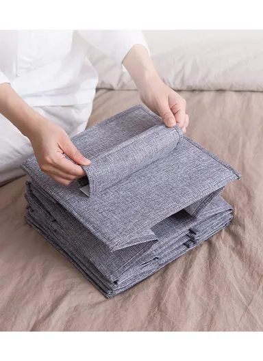 5-Layer Hanging Fabric Storage Organizer, Space-Saving Multi-Purpose (L30 × W30 × H100)cm