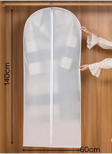 5Pcs Clothes Dust Cover Garment Bag, Protective Suit &amp; Dress Organizer (L140 × W60)cm 
