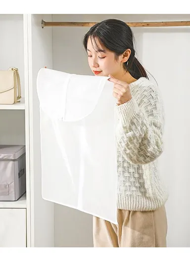 5Pcs Clothes Dust Cover Garment Bag, Protective Suit &amp; Dress Organizer (L140 × W60)cm 