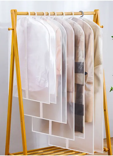 5Pcs Clothes Dust Cover Garment Bag, Protective Suit &amp; Dress Organizer (L140 × W60)cm 