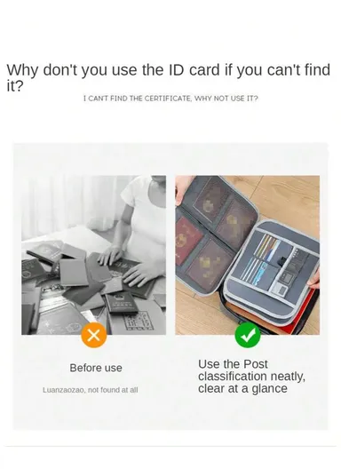 4-Layer Wide-open Portable Organizer Storage Bag with Handle &amp; Zipper Closure (L37 x W27 x T10)cm - Navy