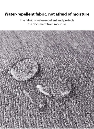 4-Layer Wide-open Portable Organizer Storage Bag with Handle &amp; Zipper Closure (L37 x W27 x T10)cm - Navy