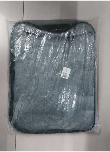 4-Layer Wide-open Portable Organizer Storage Bag with Handle &amp; Zipper Closure (L37 x W27 x T10)cm - Navy