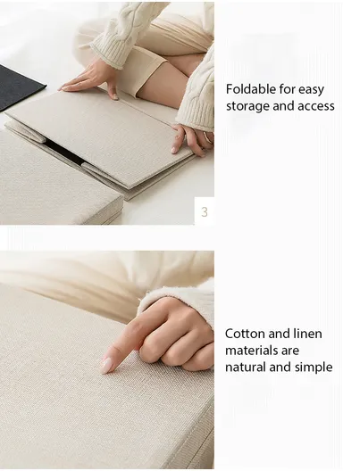 Household Storage Bag Metal Buckle Pouch Suitable For Various Scenarios Dustproof (L37 x W27 x H26)cm- Beige