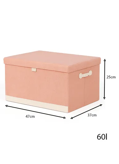 45L Household Storage Bag Non-woven fabric Pouch Suitable For Various Scenarios Dustproof (L46 x W36 x H25)cm - Grey