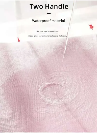 Foldable Donald Duck Storage Box Large Pink Organizer Basket with Handles for Toys, Clothes &amp; Laundry (W50 x D40 x H50)cm - Blue