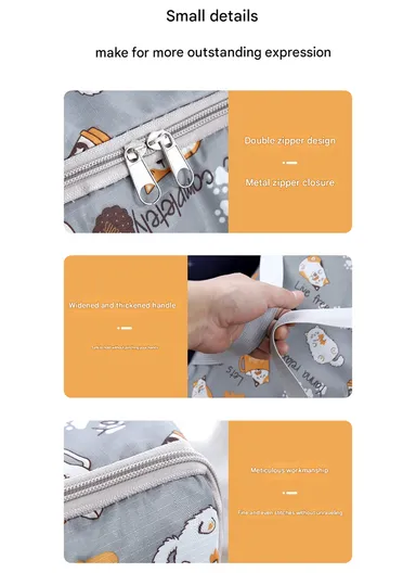 Foldable Large Capacity Clothing Storage Bag, Multi-Purpose Luggage Bag (L60 x W23 x H40)cm - Navy / Medium