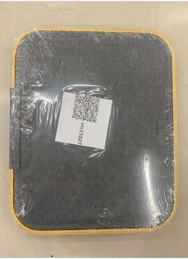 86L Single Layer Foldable Mesh Laundry Basket (L41 x W33 x H65)cm - Beige