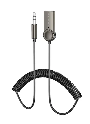 1m Bluetooth 5.0 Retractable Audio Cable, 3.5mm Plug &amp; Play BC56 