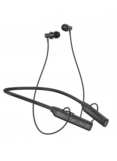 Wireless Earphones, Long Battery Life, Bluetooth 5.3 &amp; Voice Assistant Support BE65 - Black