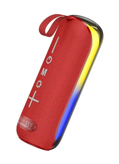 1200mAh Portable Bluetooth Speaker, Multi-Mode Audio &amp; Bluetooth 5.4 BR44 - Red