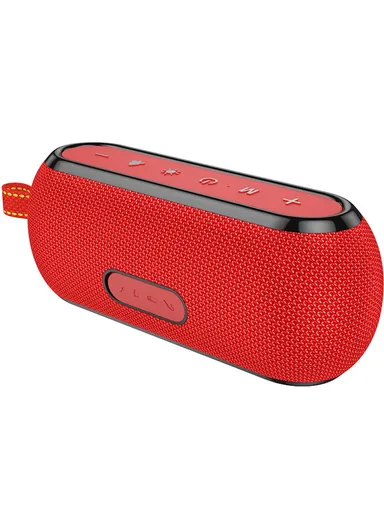 2400mAh Wireless Speaker, Dual 5W Drivers, Bluetooth 5.4 &amp; Multi-Mode Support BR46 - Red