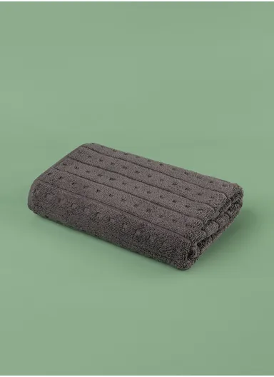 50 x 90 cm Slate Serenity 600 GSM Luxury Turkish Cotton Face Towel - Anthracite