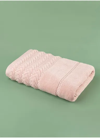 70 x 140 cm Blush Luxe 600 GSM Luxury Turkish Cotton Bath Towel - Light Pink