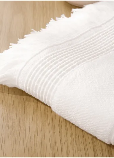 70 x 140 cm Pure Comfort 600 GSM Luxury Turkish Cotton Bath Towel - White