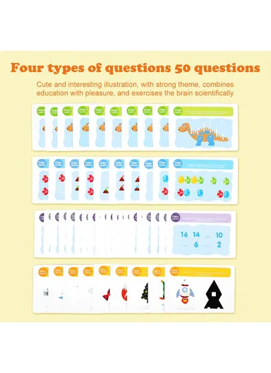 Dinosaur 3D Toy Wooden Number Puzzle for Kids, Wooden Jigsaw Puzzle