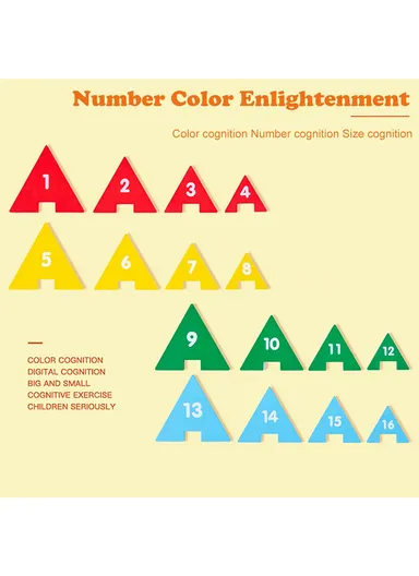 Dinosaur 3D Toy Wooden Number Puzzle for Kids, Wooden Jigsaw Puzzle