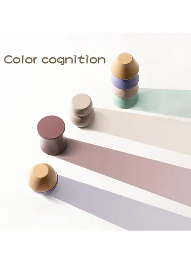 Funny Zoo Stack Smooth Wood Blocks, Enhance Focus &amp; Coordination