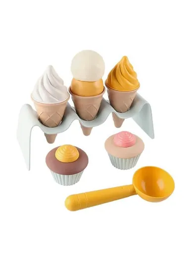 Realistic Dessert Play Set, Ice Cream &amp; Cake Toys