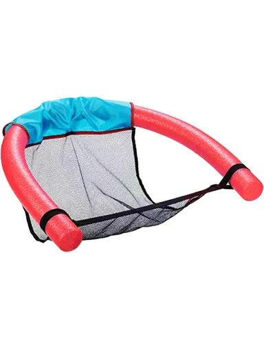Portable Floating Water Chair with Stable Buoyancy &amp; Stylish Design - Red