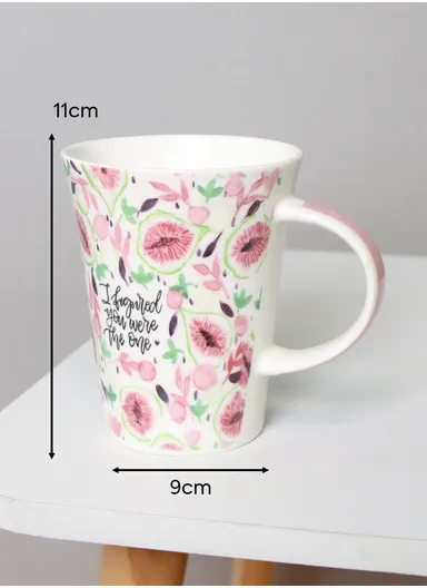 350ml Ceramic Mug, Multi-Uses Universal Mug, Dishwasher &amp; Microwave Safe with Comfortable Handle - Style 1