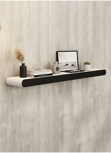100cm Wood Storage Rack, Wall Mounted, Wood Display Shelf Holder For Office, Home &amp; Bathroom Decor ZY8020