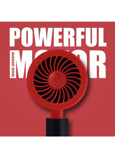 1600-2000W Professional Foldable Hair Dryer, Low Noise Adjustable Heat &amp; Speed Double Protection Circuit Hair Dryer V-426