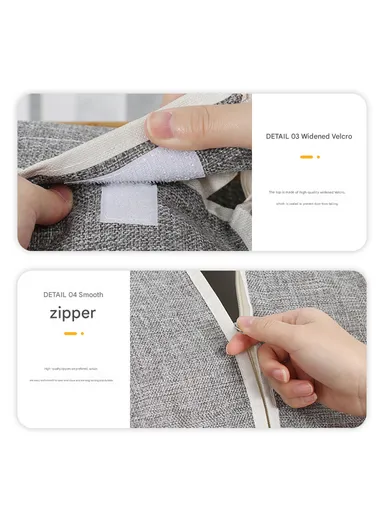 Foldable Mesh Cover Storage Bag, Dustproof Hanging Clothes Storage (W60 x D28 x H120)cm - Blue