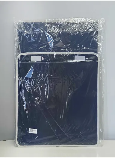 Foldable Oxford Fabric Storage Box Organizer, Multi-Use Sturdy Clothing &amp; Supply Organizer with Lid &amp; Handles (W34 x D34 x H56)cm - Red