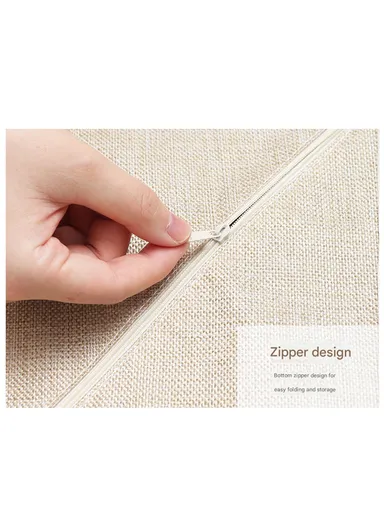 6 Grids Storage Box Organizer with Protective Lid, Multi-Use Drawer Clothing Storage Bin Organizer (W33 x D24 x H12)cm - Grey