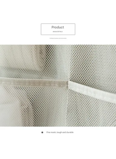 5-Layer Hanging Pocket Storage Organizer, Multi-Use Pocket Space Saving Organizer (L81 x W40)cm - Blue