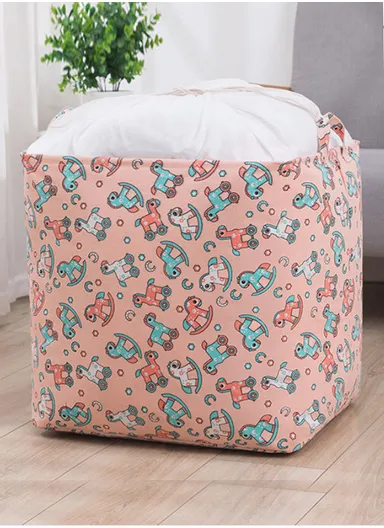 Foldable Mesh Storage Basket Large, Washable &amp; Multi-Purpose Organizer (W50 x D40 x H50)cm - Style3