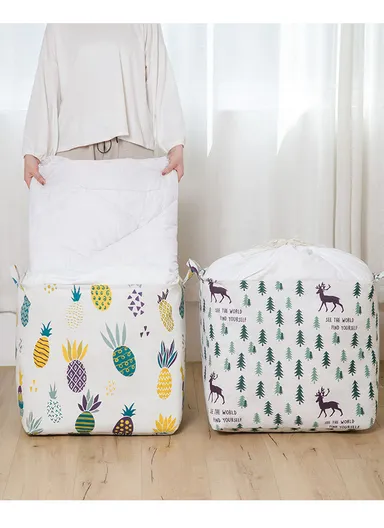 Foldable Mesh Storage Basket Large, Washable &amp; Multi-Purpose Organizer (W50 x D40 x H50)cm - Style4