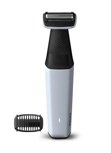 Philips Body Groomer for Men, Waterproof, Skin-Friendly Shaver with Bidirectional Trimmer BG3007