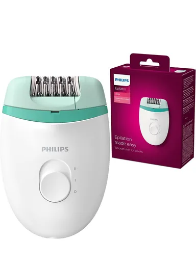 Philips Satinelle Essential Epilator, Corded &amp; Compact Hair Removal BRE224