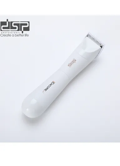 600mAh 5W Rechargeable Double-Headed Body Trimmer, 6000RPM Cordless Body Trimmer with Ceramic Skin-Friendly Blades 60383 - White
