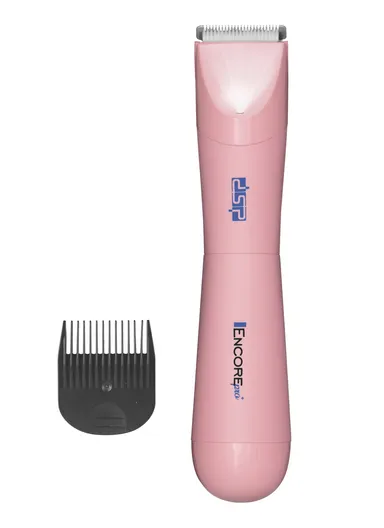 600mAh 5W Rechargeable Double-Headed Body Trimmer, 6000RPM Cordless Body Trimmer with Ceramic Skin-Friendly Blades 60383 - Pink