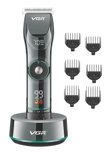 2-in-1 Professional Rechargeable Hair Clipper and Trimmer, Cordless Adjustable Haircut Machine Hair Trimmer V-256