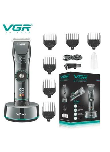 2-in-1 Professional Rechargeable Hair Clipper and Trimmer, Cordless Adjustable Haircut Machine Hair Trimmer V-256