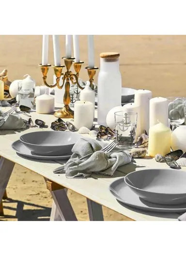 19Pcs Diwali Granite Glass Dinnerware Set, Durable, Hygienic &amp; Stylish Tableware for Home and Professional Use P2920
