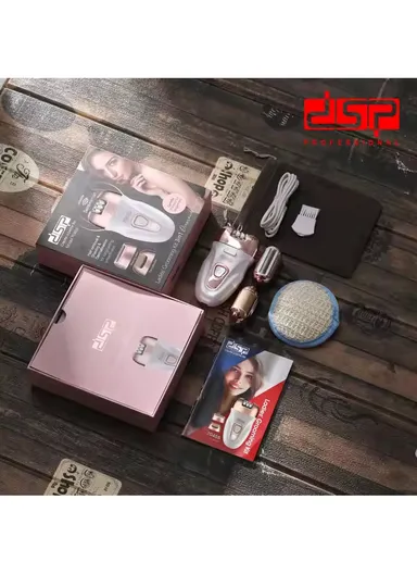 3-in-1 5W Electric Grooming Kit wtih Shaver &amp; Dermabraser, 400mAh Rechargeable Grooming Tool 70455