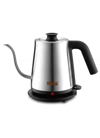 1000-1200W 0.8L Gooseneck Electric Kettle, 360° Rotatable Base Electric Kettle with Safety Features KK1284