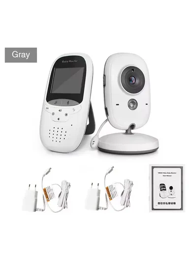 Baby Monitor with 2.0" LCD Screen, Night Vision, Talk Back, Lullabies, Temperature Sensor, Feeding Alarm, Long Range Signal (260m), VOX Mode &amp; Multilingual Support VB602